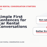 Simple First Sentences for Car Rental Conversations