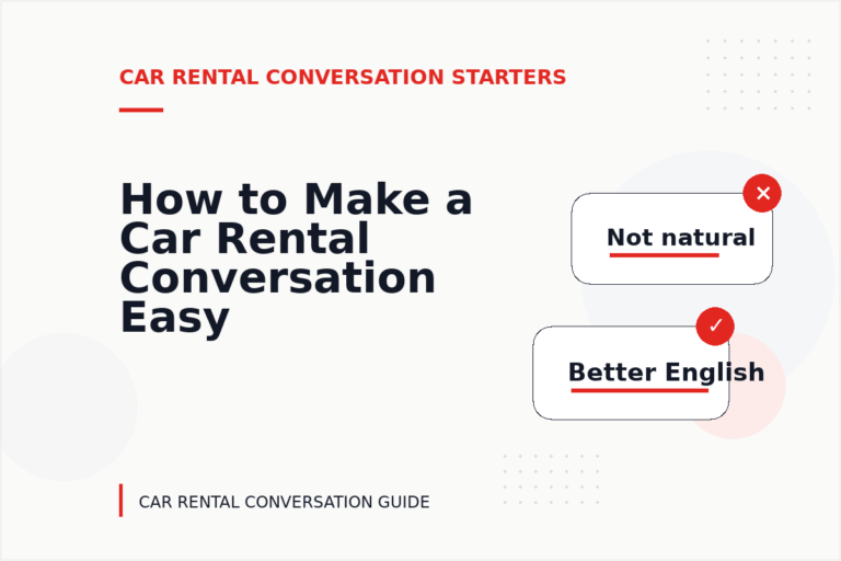 How to Make a Car Rental Conversation Easy to Understand How to Make a Car Rental Conversation Easy to Understand