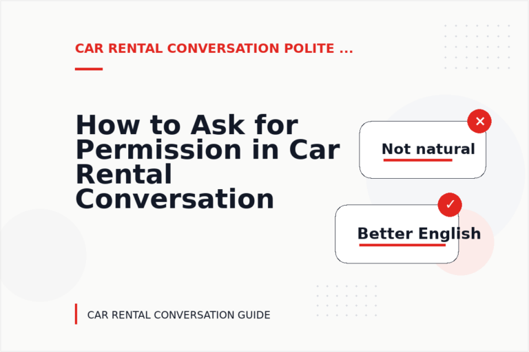 How to Ask for Permission in Car Rental Conversation English How to Ask for Permission in Car Rental Conversation English