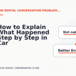 How to Explain What Happened Step by Step in Car Rental Conversation English