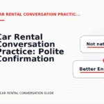 Car Rental Conversation Practice: Polite Confirmation Examples