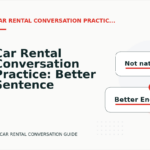 Car Rental Conversation Practice: Better Sentence Choices