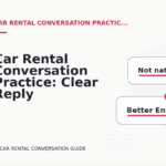 Car Rental Conversation Practice: Clear Reply Patterns