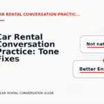 Car Rental Conversation Practice: Tone Fixes for Real Situations