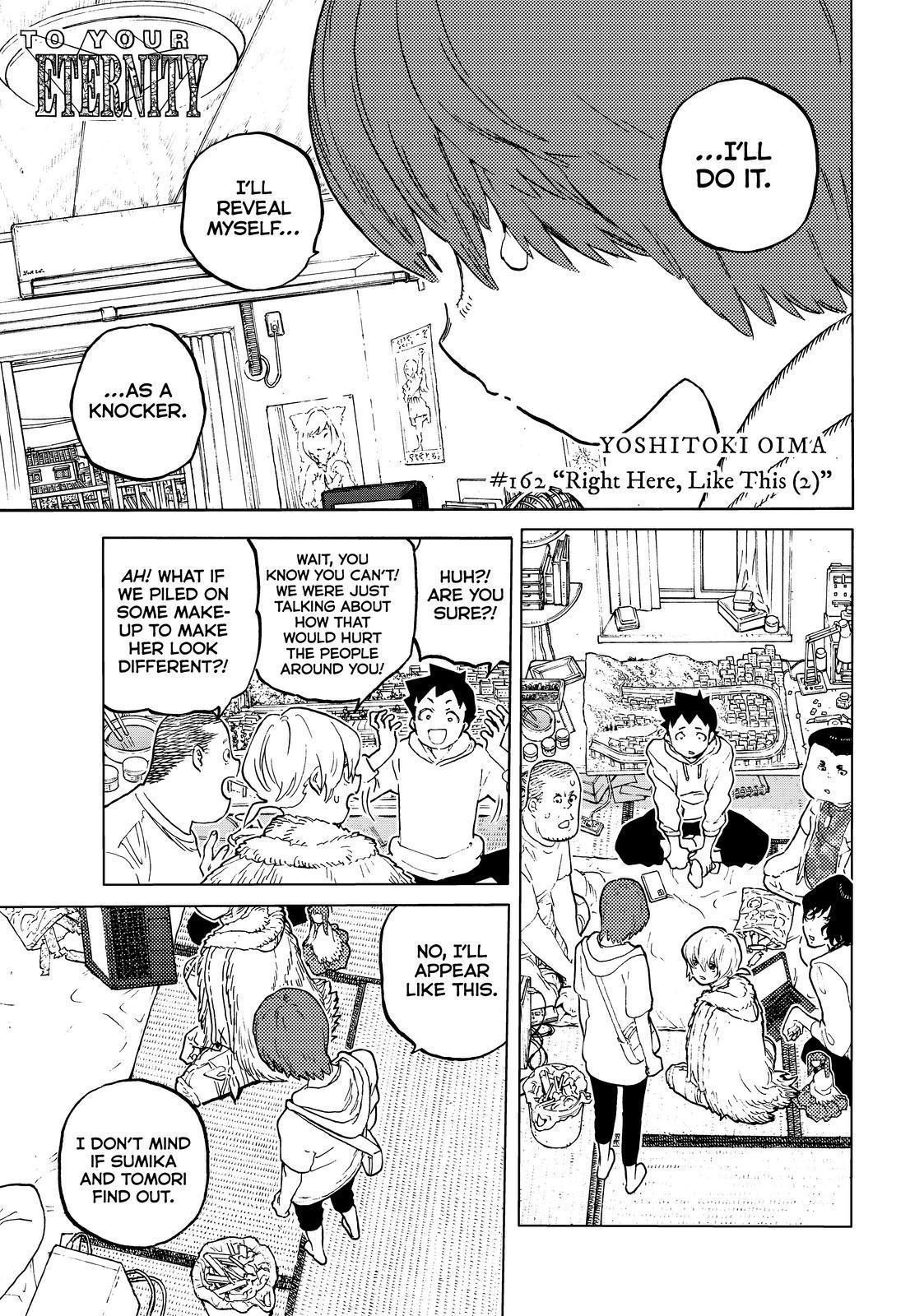 To Your Eternity Chapter 162.2 Page 1