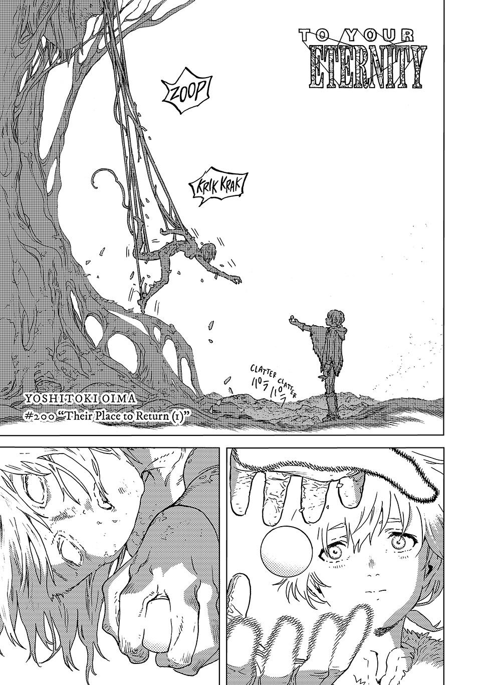 To Your Eternity Chapter 200.1 Page 1