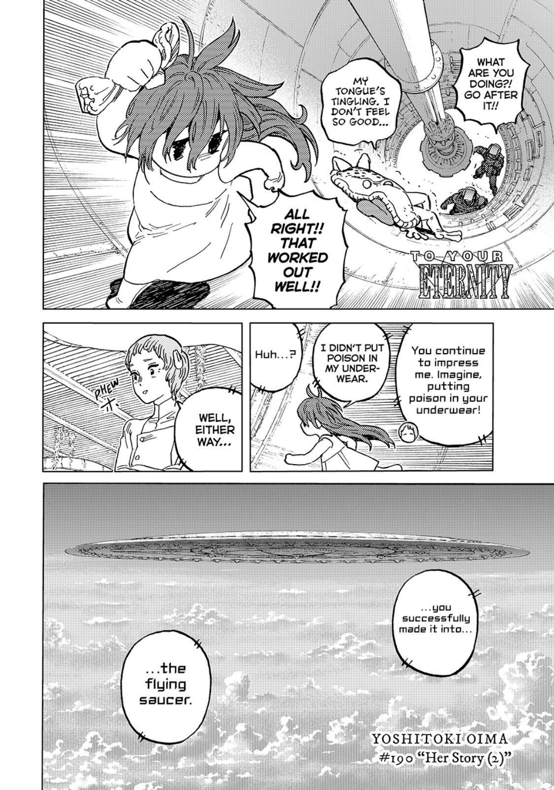 To Your Eternity Chapter 190.2 Page 2
