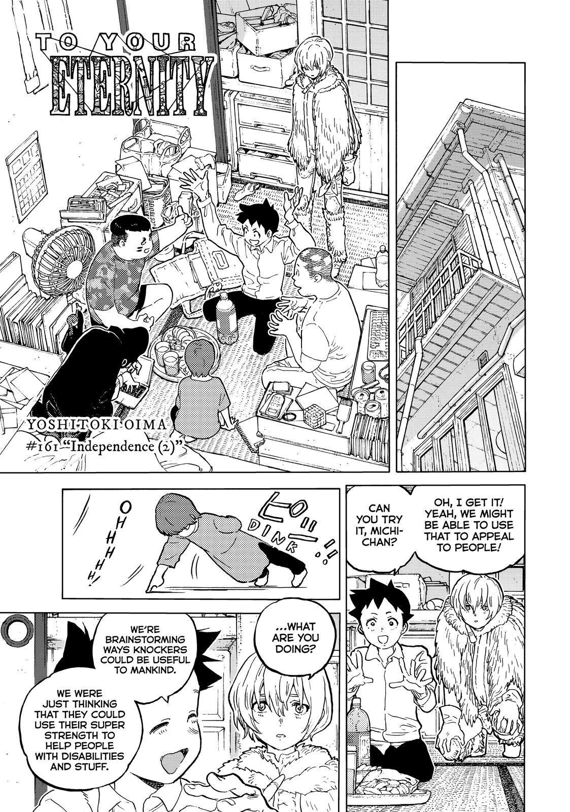 To Your Eternity Chapter 161.2 Page 1
