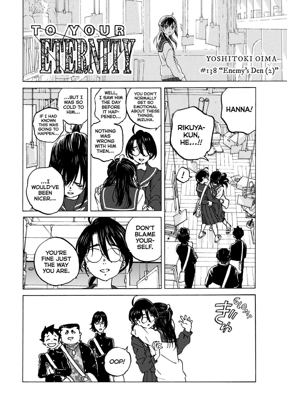 To Your Eternity Chapter 138.5 Page 2
