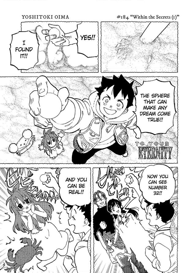 To Your Eternity Chapter 184.1 Page 1