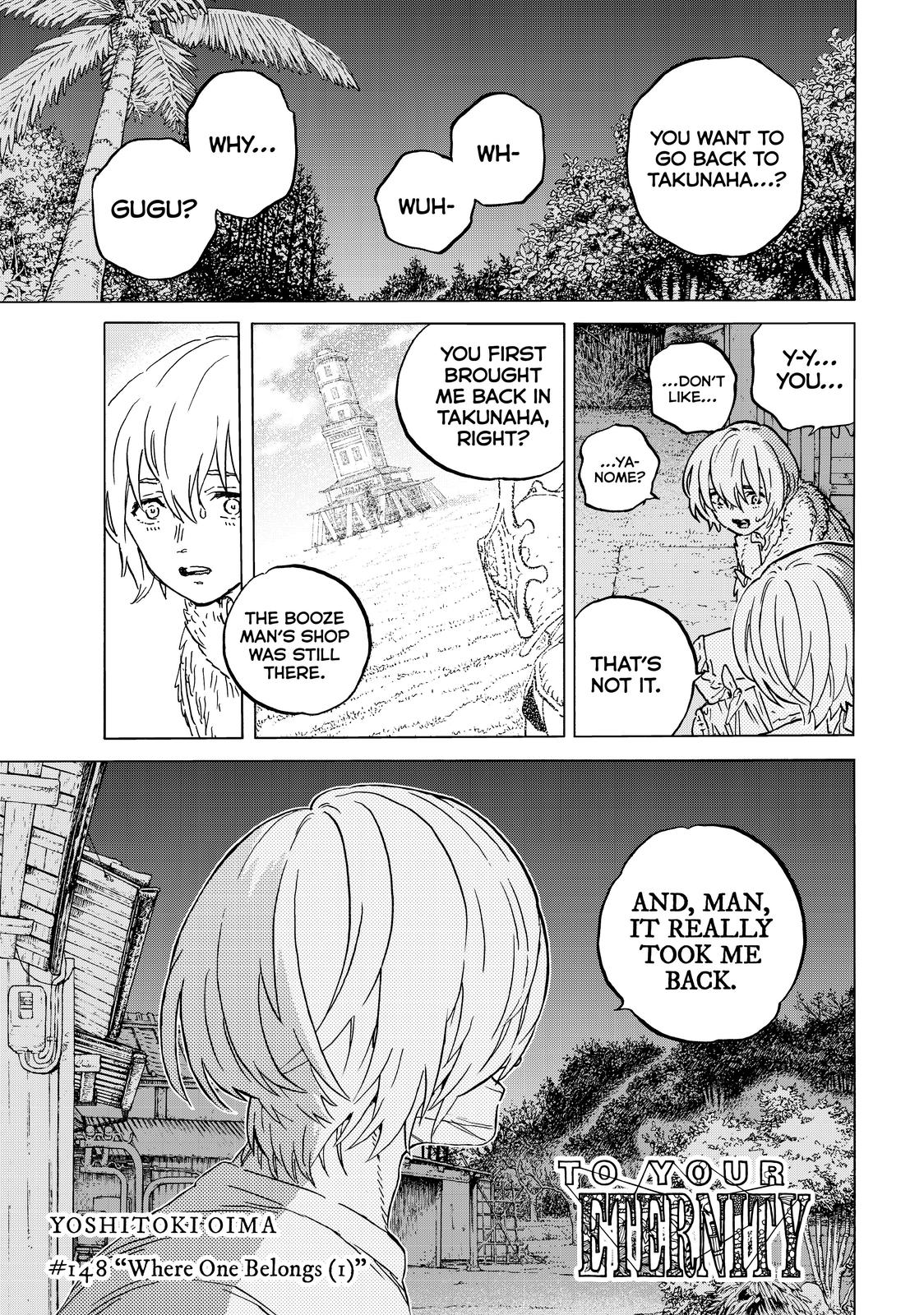 To Your Eternity Chapter 148 Page 2