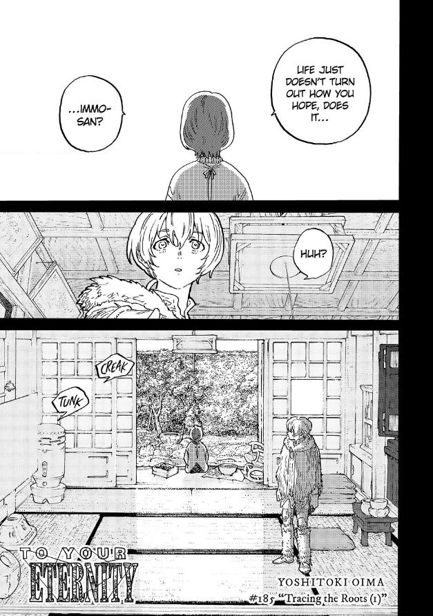 To Your Eternity Chapter 185.1 Page 1
