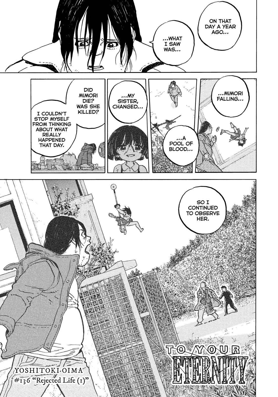 To Your Eternity Chapter 136.8 Page 1