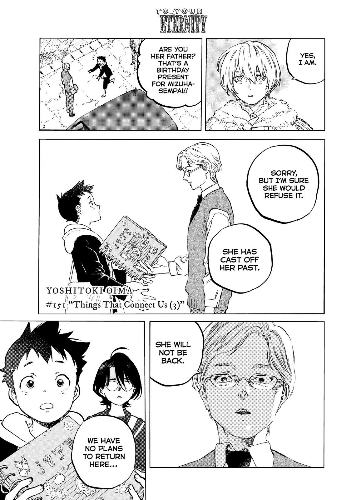 To Your Eternity Chapter 151.3 Page 2