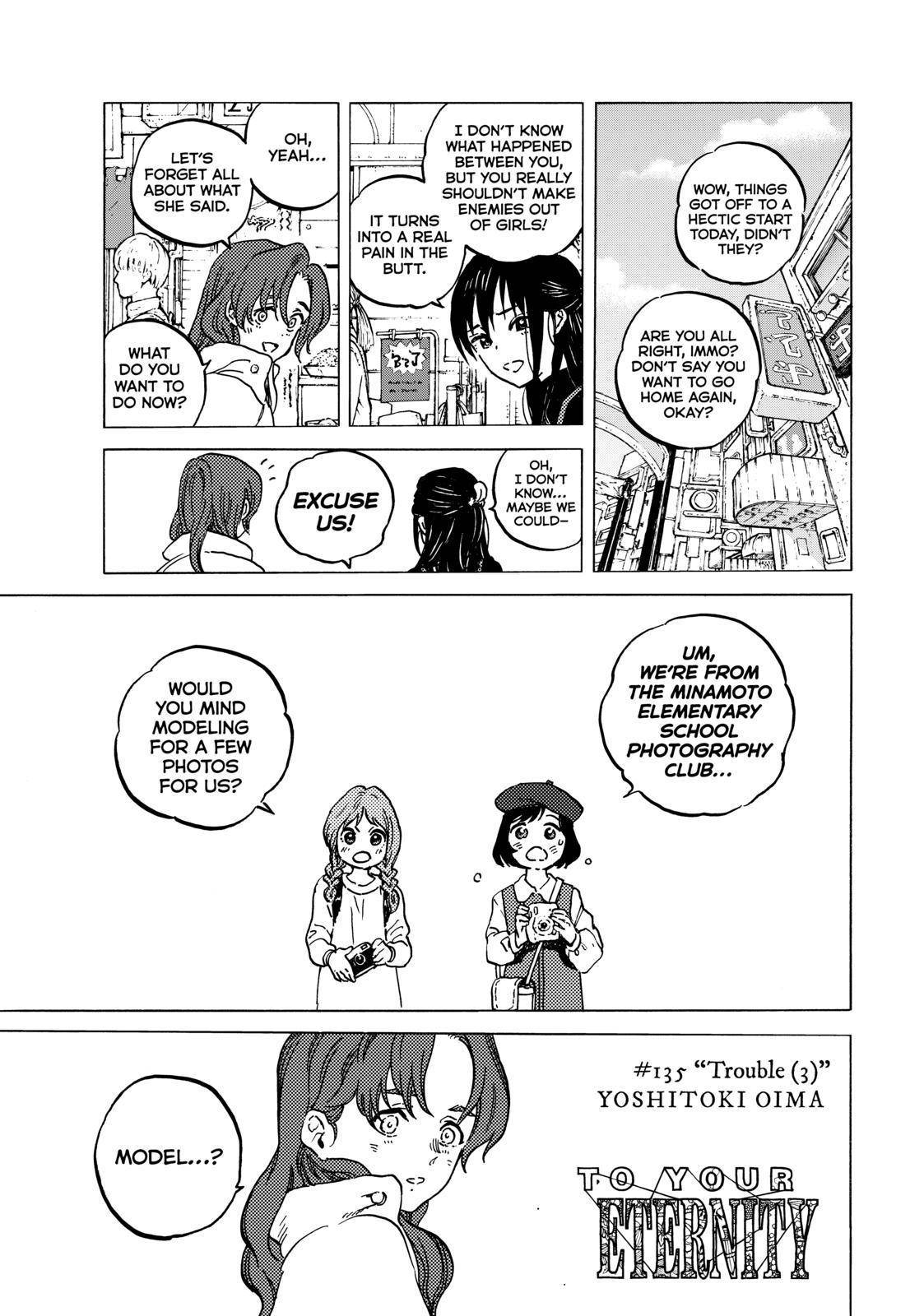 To Your Eternity Chapter 136.6 Page 1