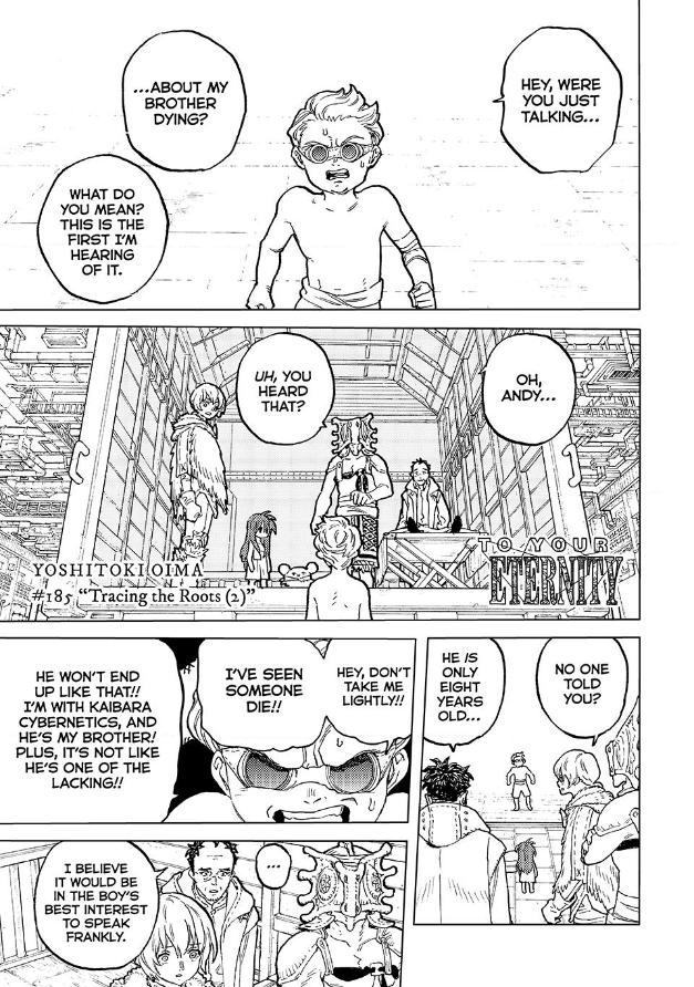 To Your Eternity Chapter 185.2 Page 1