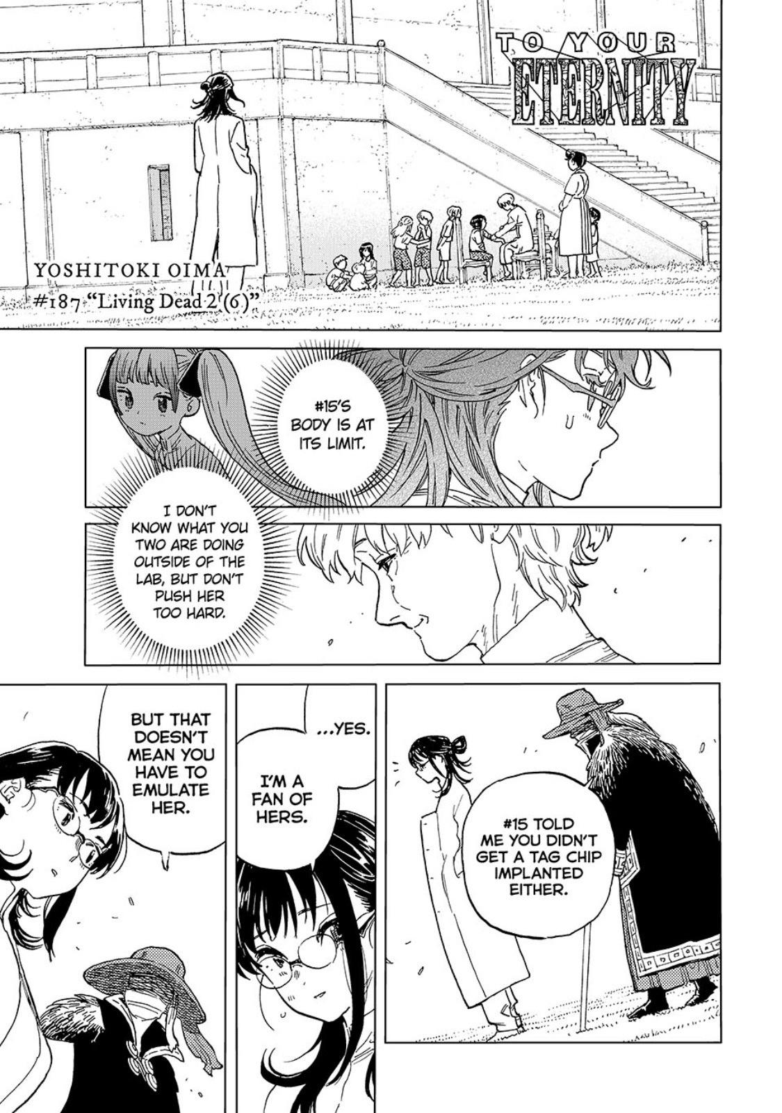 To Your Eternity Chapter 187.6 Page 1