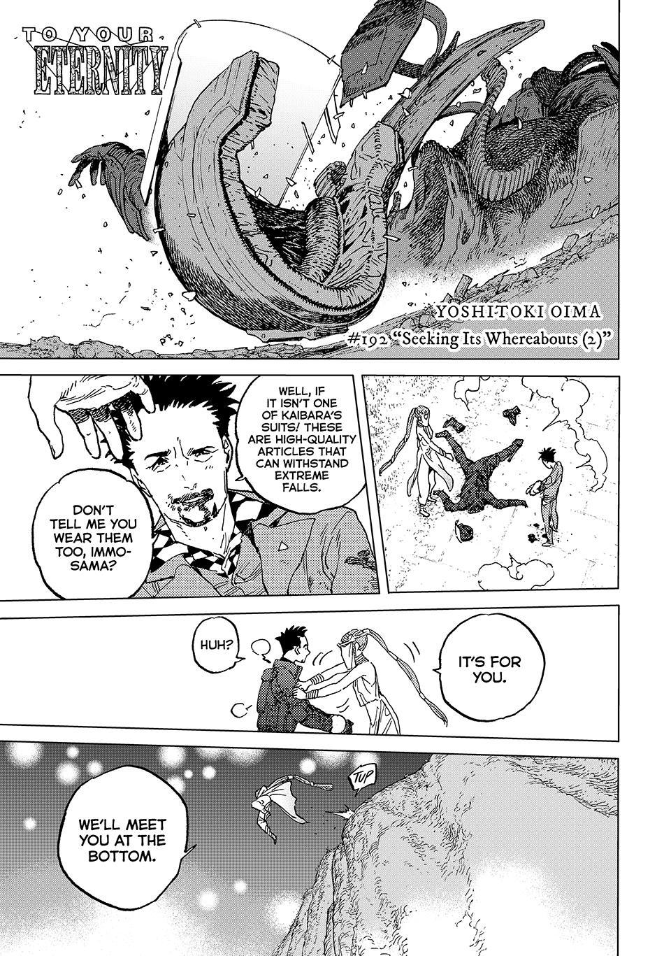 To Your Eternity Chapter 192.2 Page 1