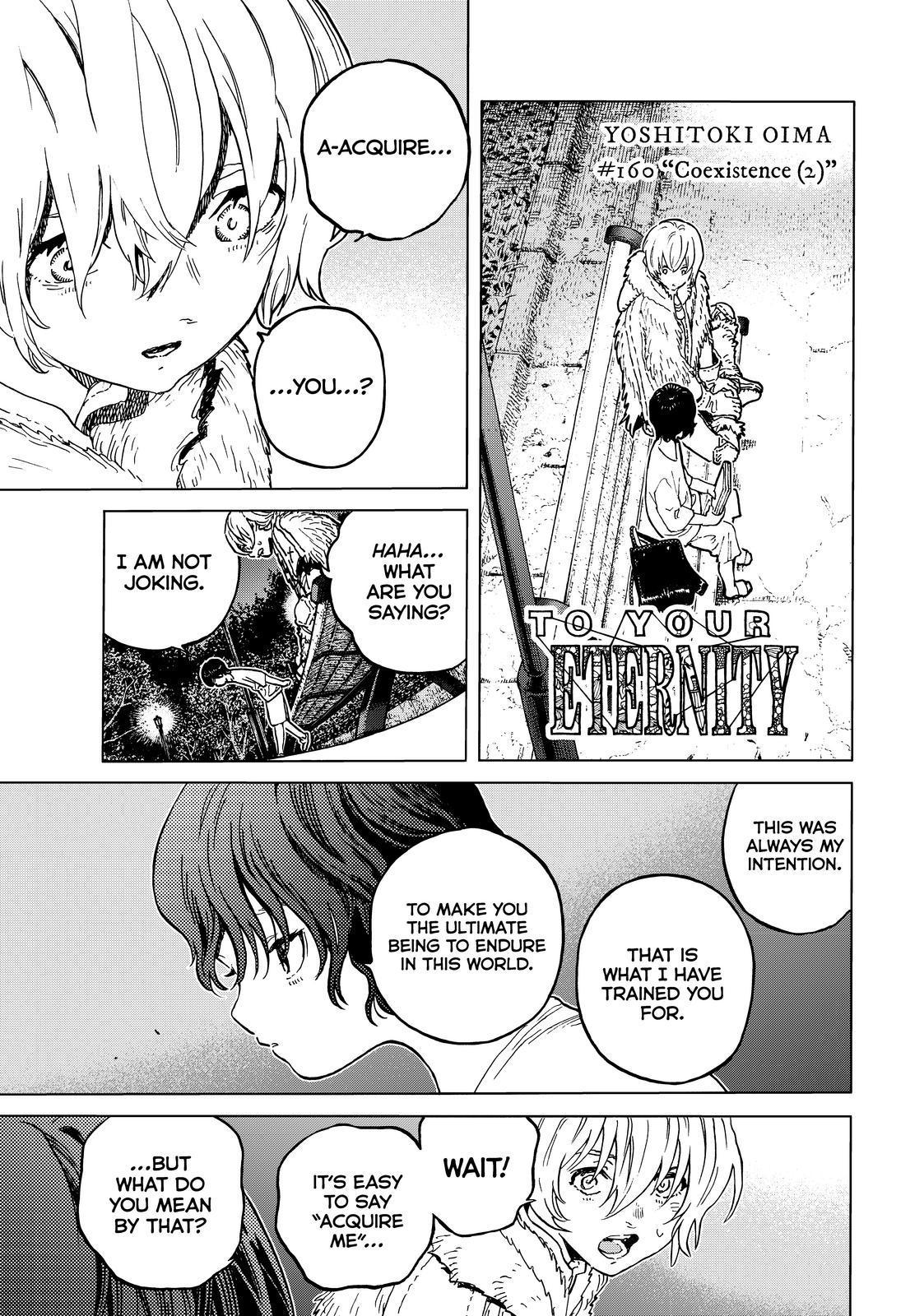 To Your Eternity Chapter 160.2 Page 1