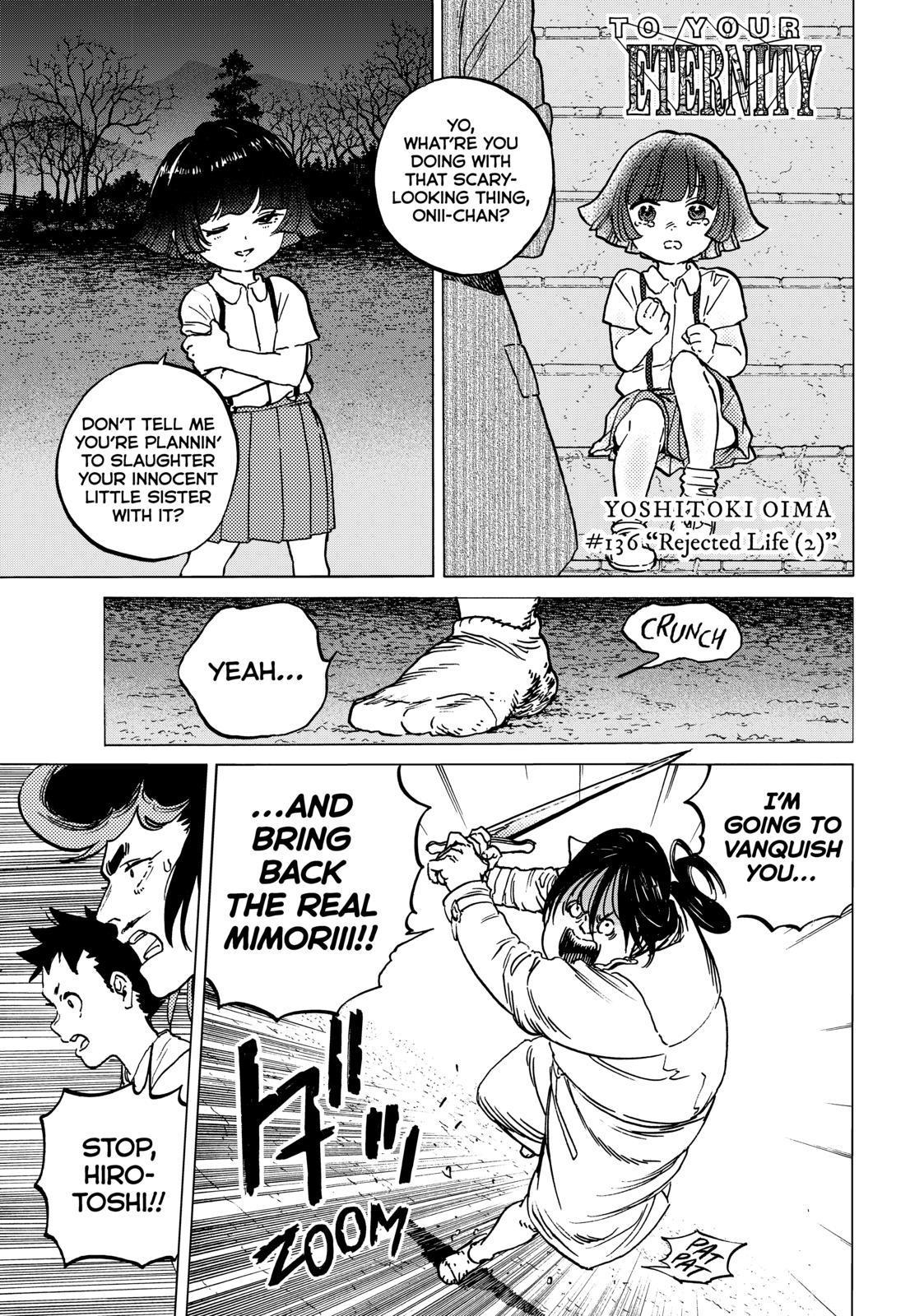To Your Eternity Chapter 136.9 Page 1