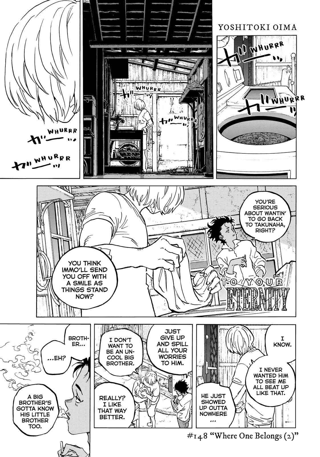 To Your Eternity Chapter 148.5 Page 1