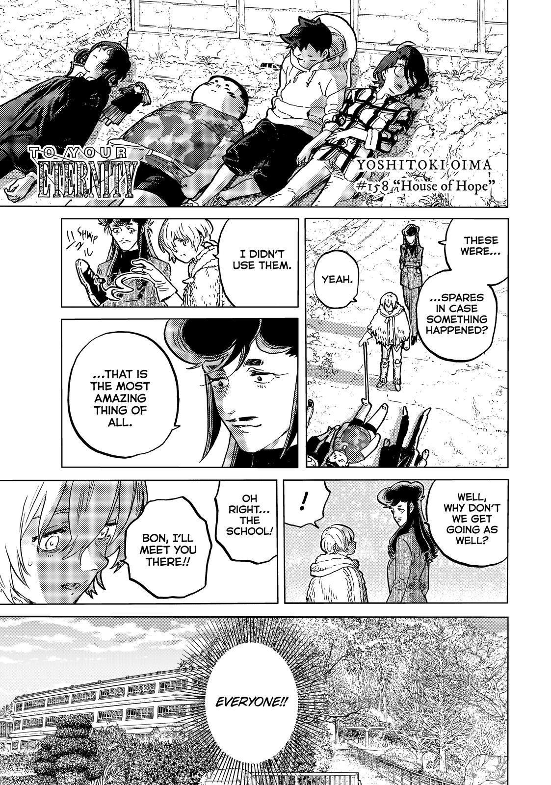 To Your Eternity Chapter 158 Page 1