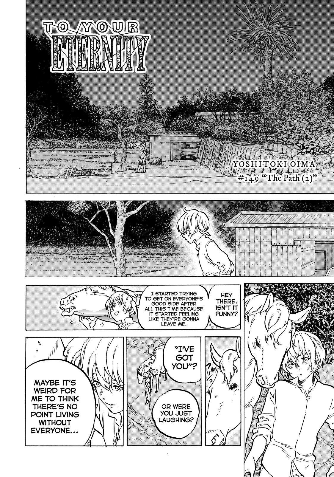 To Your Eternity Chapter 149.5 Page 2