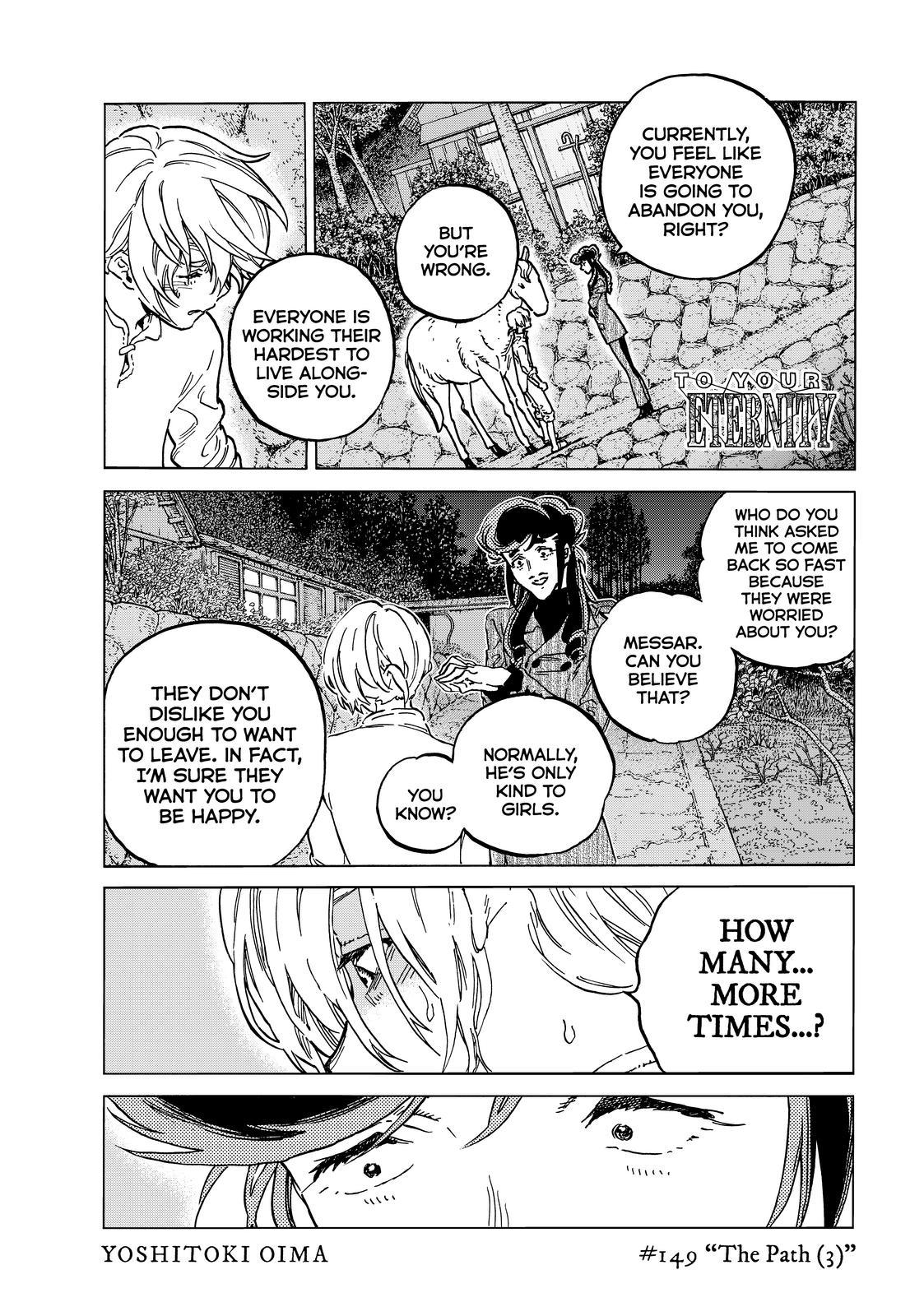 To Your Eternity Chapter 149.6 Page 1
