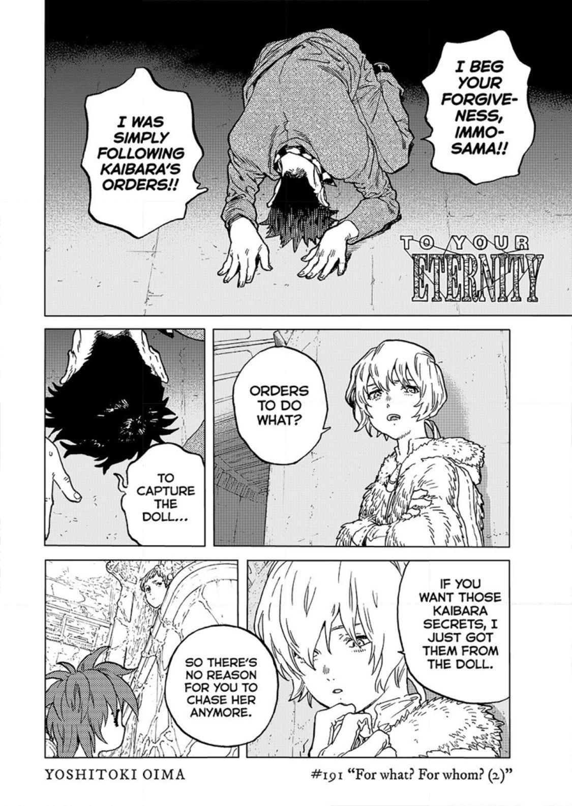 To Your Eternity Chapter 191.2 Page 4