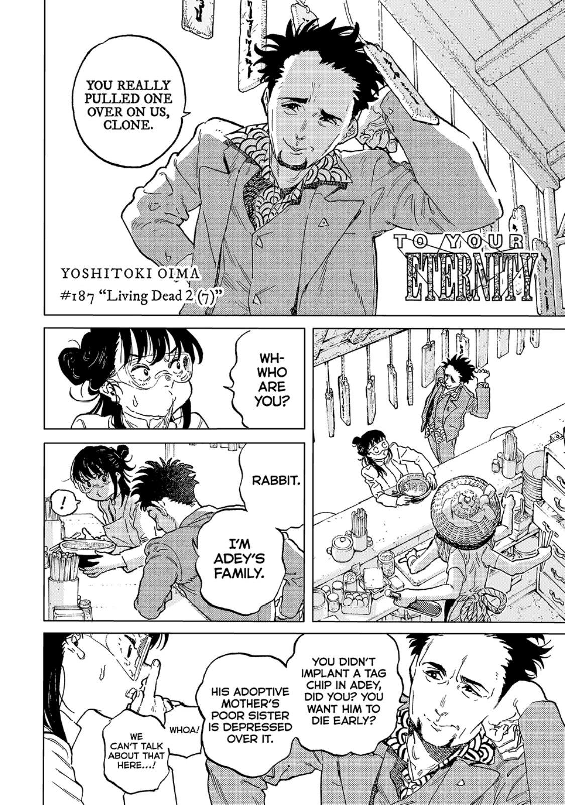 To Your Eternity Chapter 187.7 Page 2