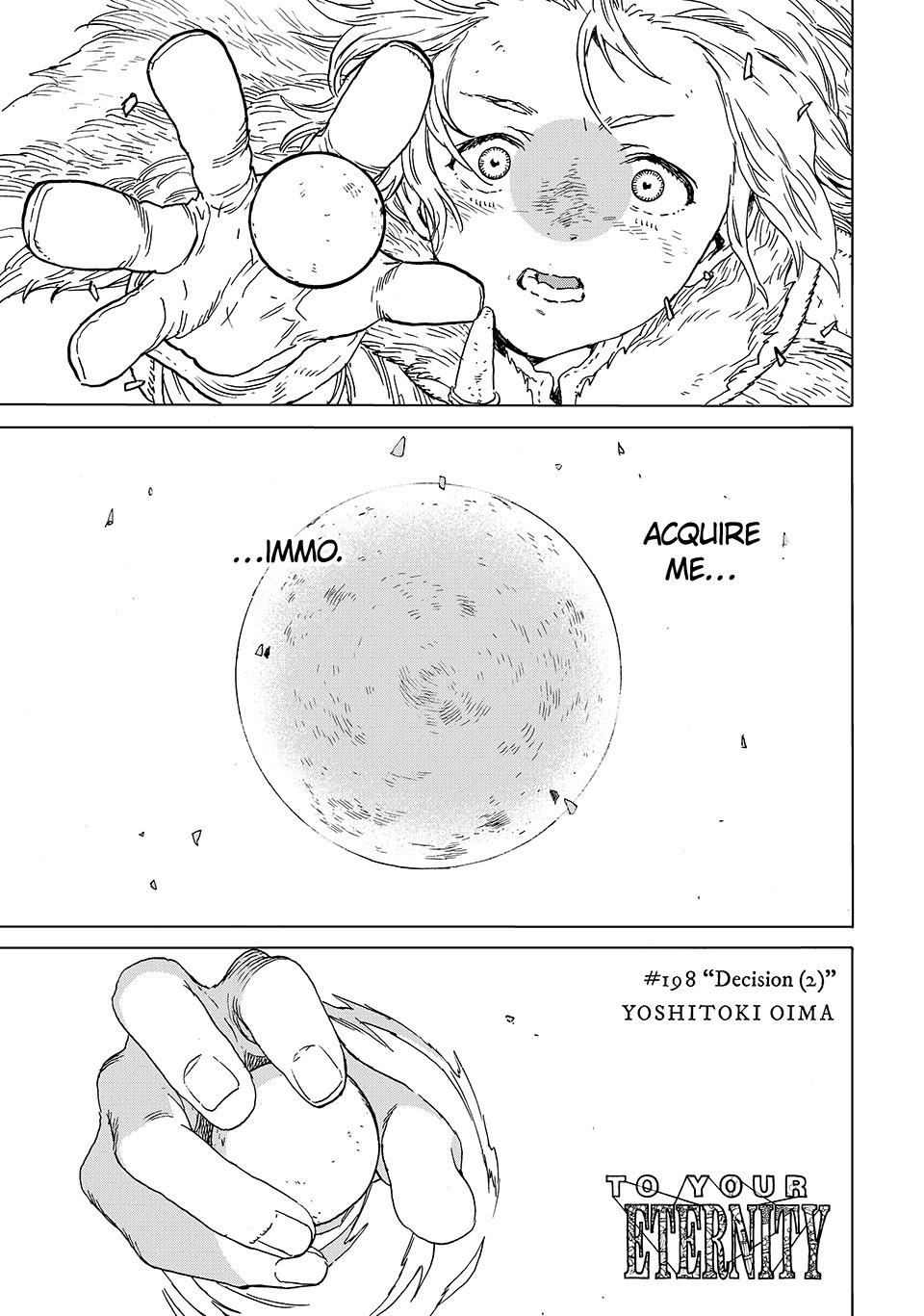 To Your Eternity Chapter 198.2 Page 1