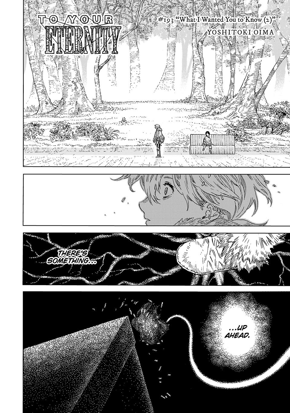 To Your Eternity Chapter 193.2 Page 2