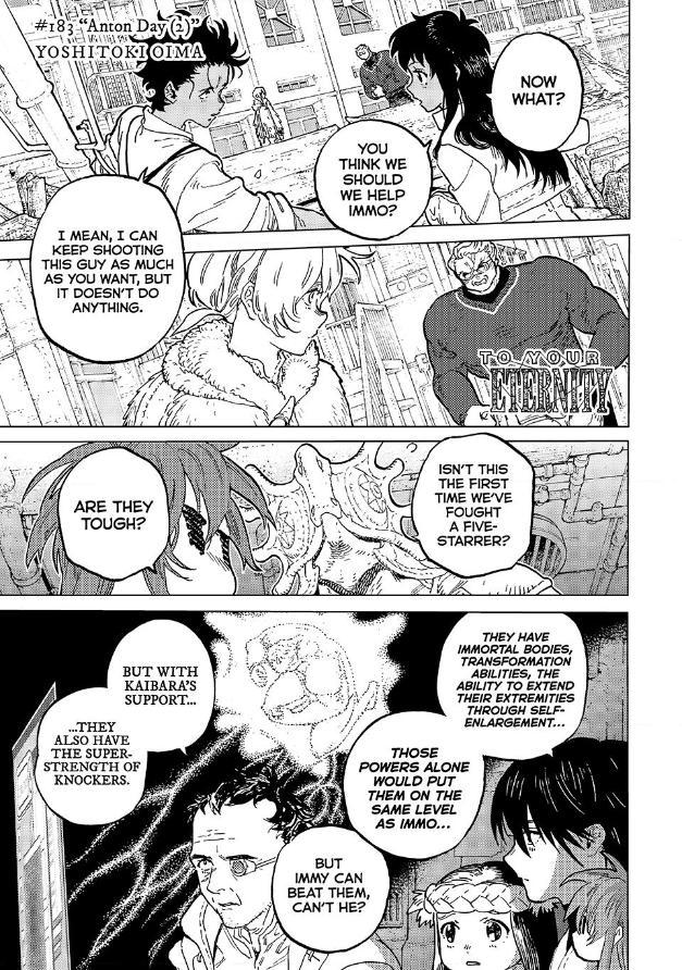 To Your Eternity Chapter 183.2 Page 1