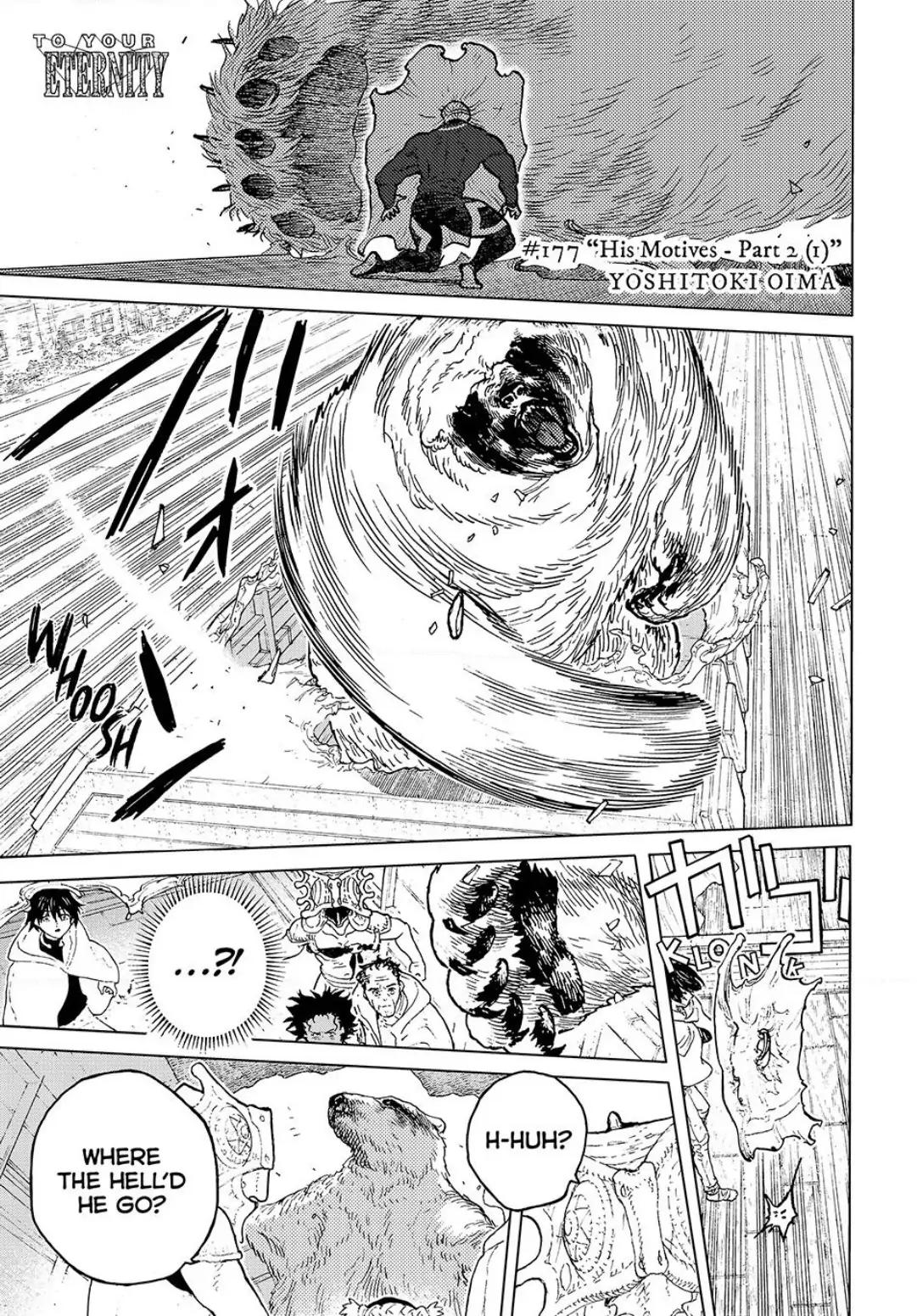 To Your Eternity Chapter 177 Page 1